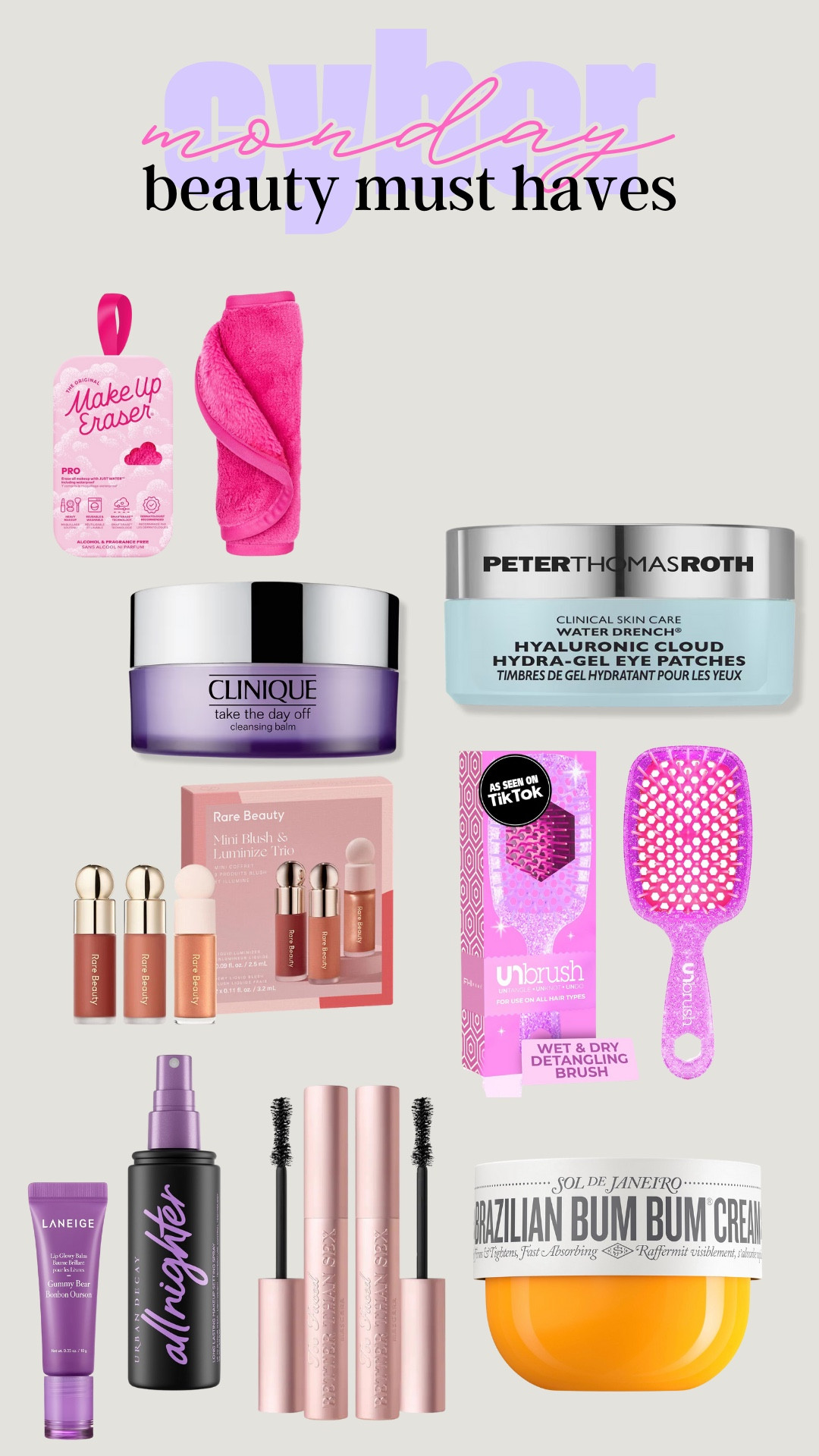 Cyber Monday Beauty must haves 💋

#LTKCyberWeek #LTKGiftGuide #LTKFindsUnder100