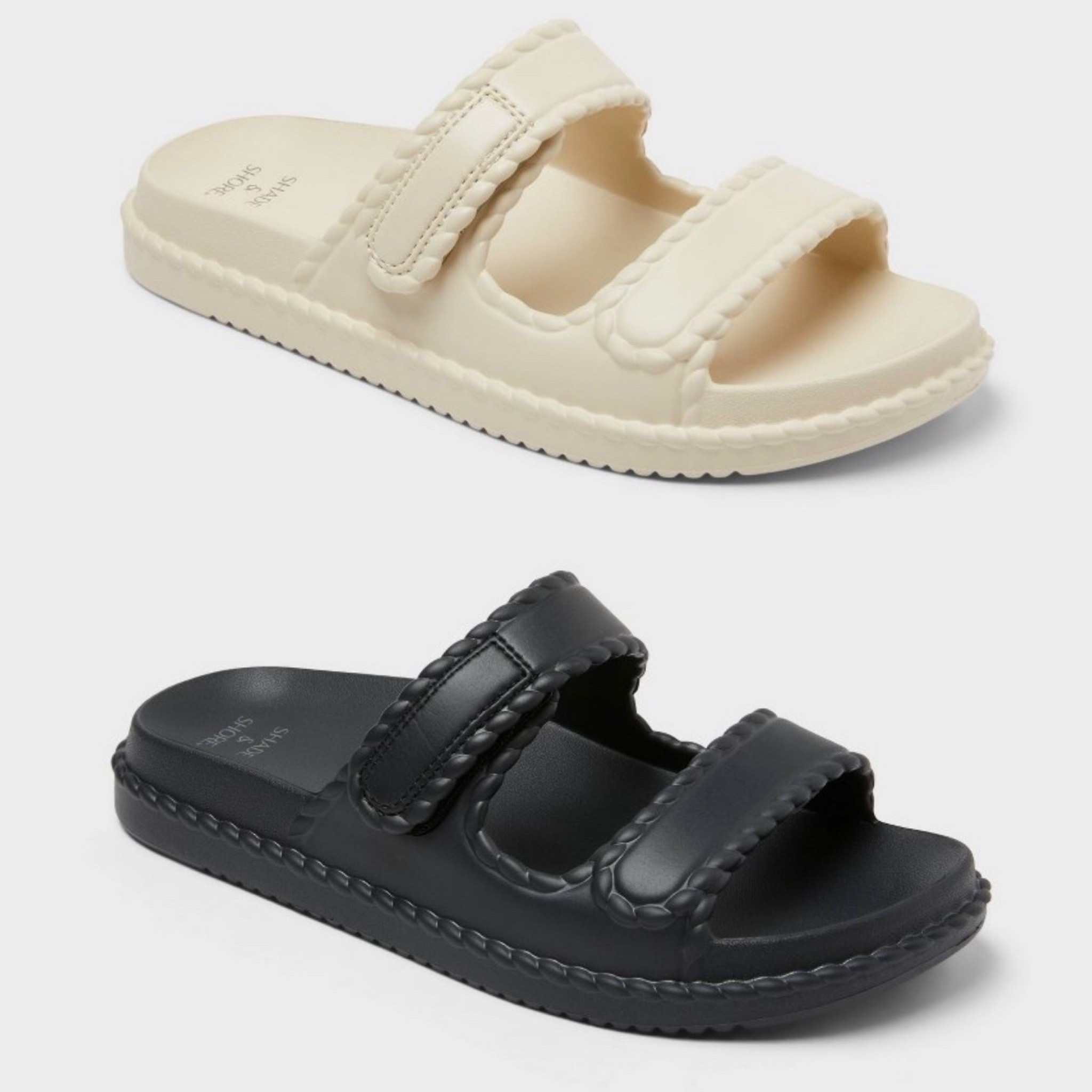 Target sand and shore pool sandals
Beach
Summer 
Shoes
Black
Scalloped
Slip ons
Beige
Slide on
What to pack
Vacation

#LTKSwim #LTKSeasonal #LTKTravel