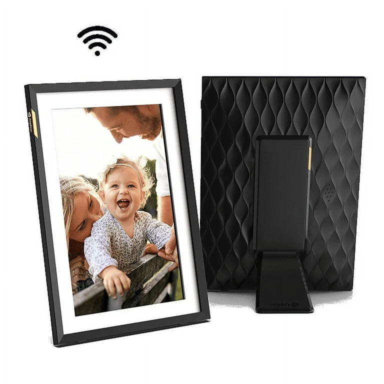 Nixplay 10.1 inch Touch Screen Digital Picture Frame with WiFi (W10P), Classic Mat, Share Photos ... | Walmart (US)