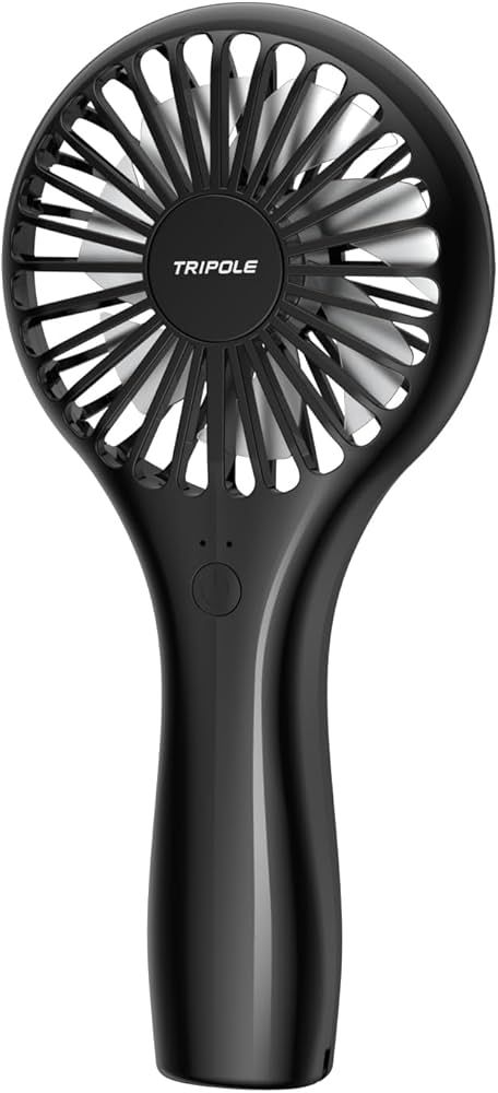 TriPole Handheld Mini Fan Battery Operated Small Personal Portable Fan Speed Adjustable USB Recha... | Amazon (US)