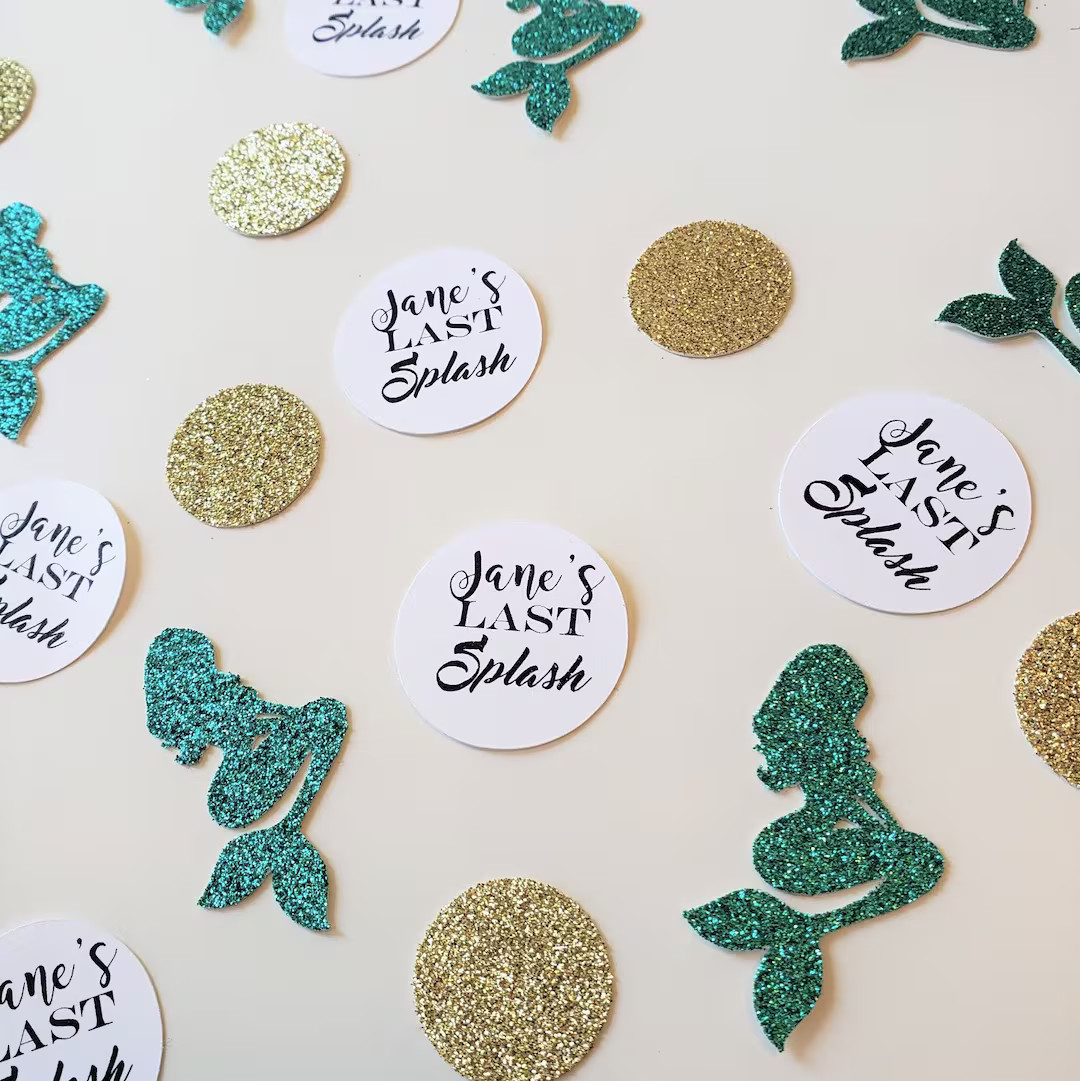 Custom Bachelorette Party Confetti Last Splash Theme Confetti - Etsy | Etsy (US)