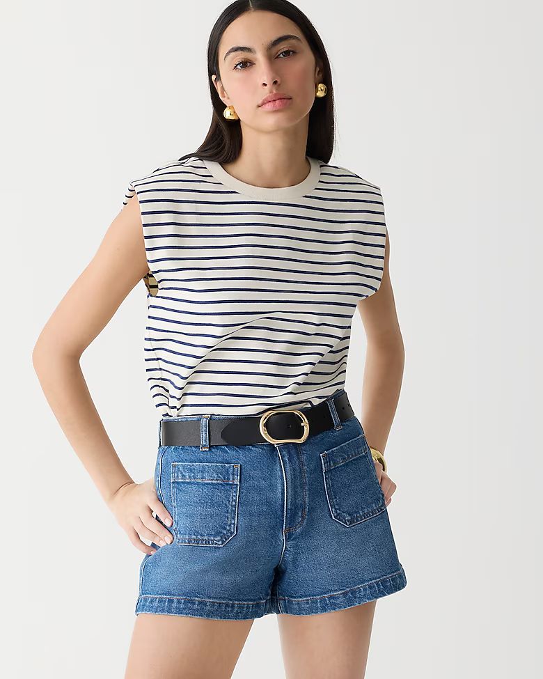 Patch-pocket denim short in Hillside wash | J.Crew US