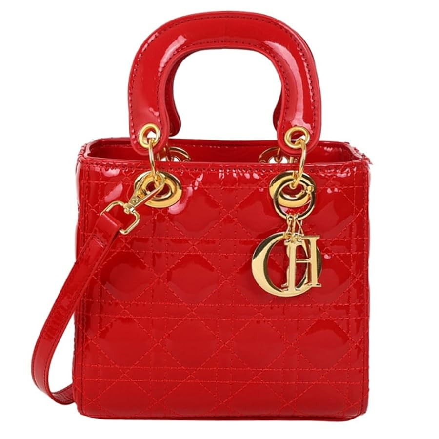 Quilted Crossbody Bags for Women Small Vintage Square Box Purse Boho Shoulder Handbags with Chain... | Amazon (US)