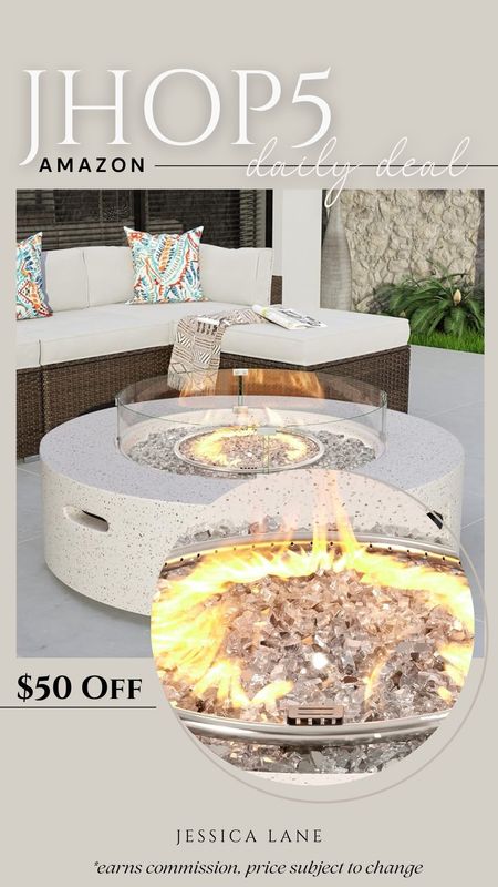 Amazon daily deal, save $50 on this gorgeous modern round outdoor fire pit.Outdoor furniture, outdoor fire pit, modern round fire pit, concrete fire pit, outdoor living

#LTKSaleAlert #LTKHome #LTKSeasonal