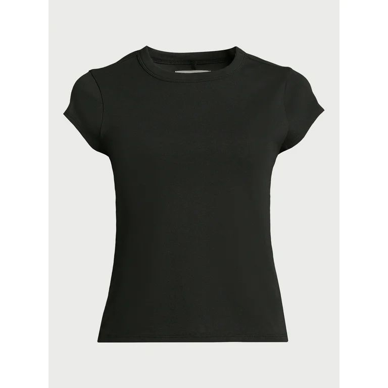 Free Assembly Women's Cap Sleeve Tee, Sizes XS-XXXL | Walmart (US)