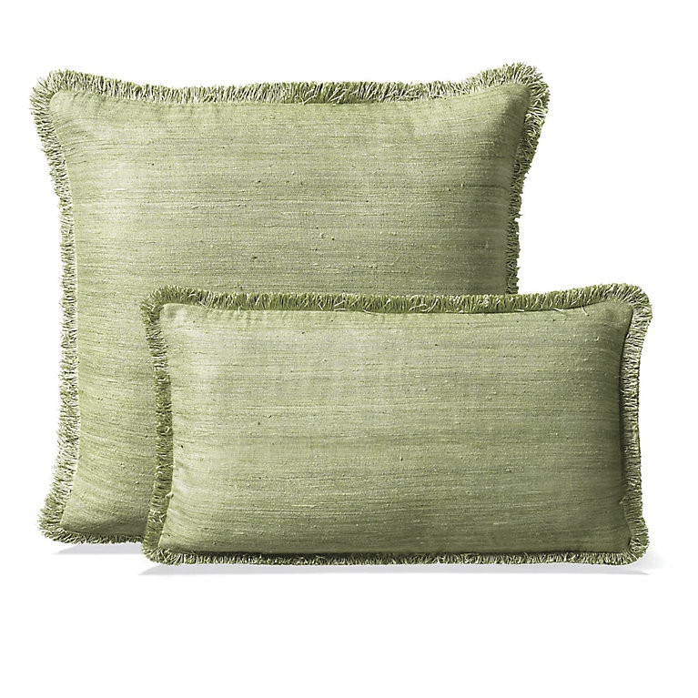 Marilia Silk Decorative Pillow Covers | Frontgate