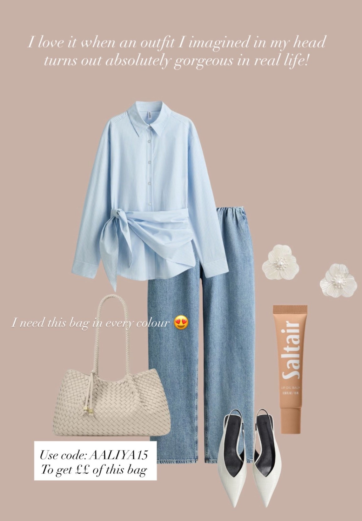 Spring look 🌼
Use code: AALIYA15 to get money of the gorgeous Nova bag 😍

#LTKSaleAlert #LTKSpringSale #LTKootd