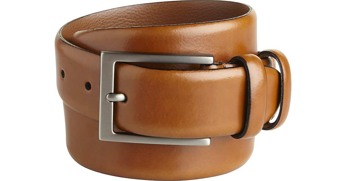 Joseph Abboud Cognac Dress Belt - Men's HDN | Men's Wearhouse | The Men's Wearhouse