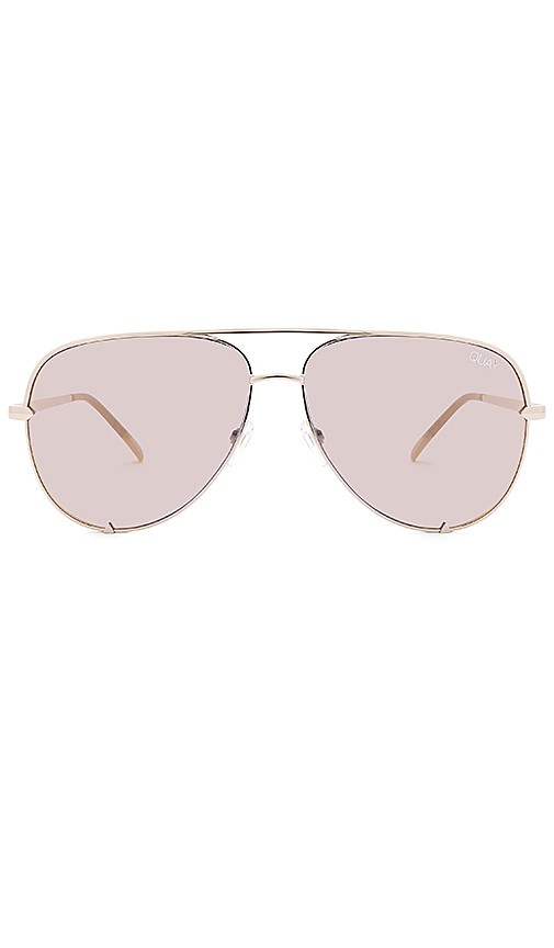 Quay High Key in Gold & Gold Mirror | Revolve Clothing (Global)