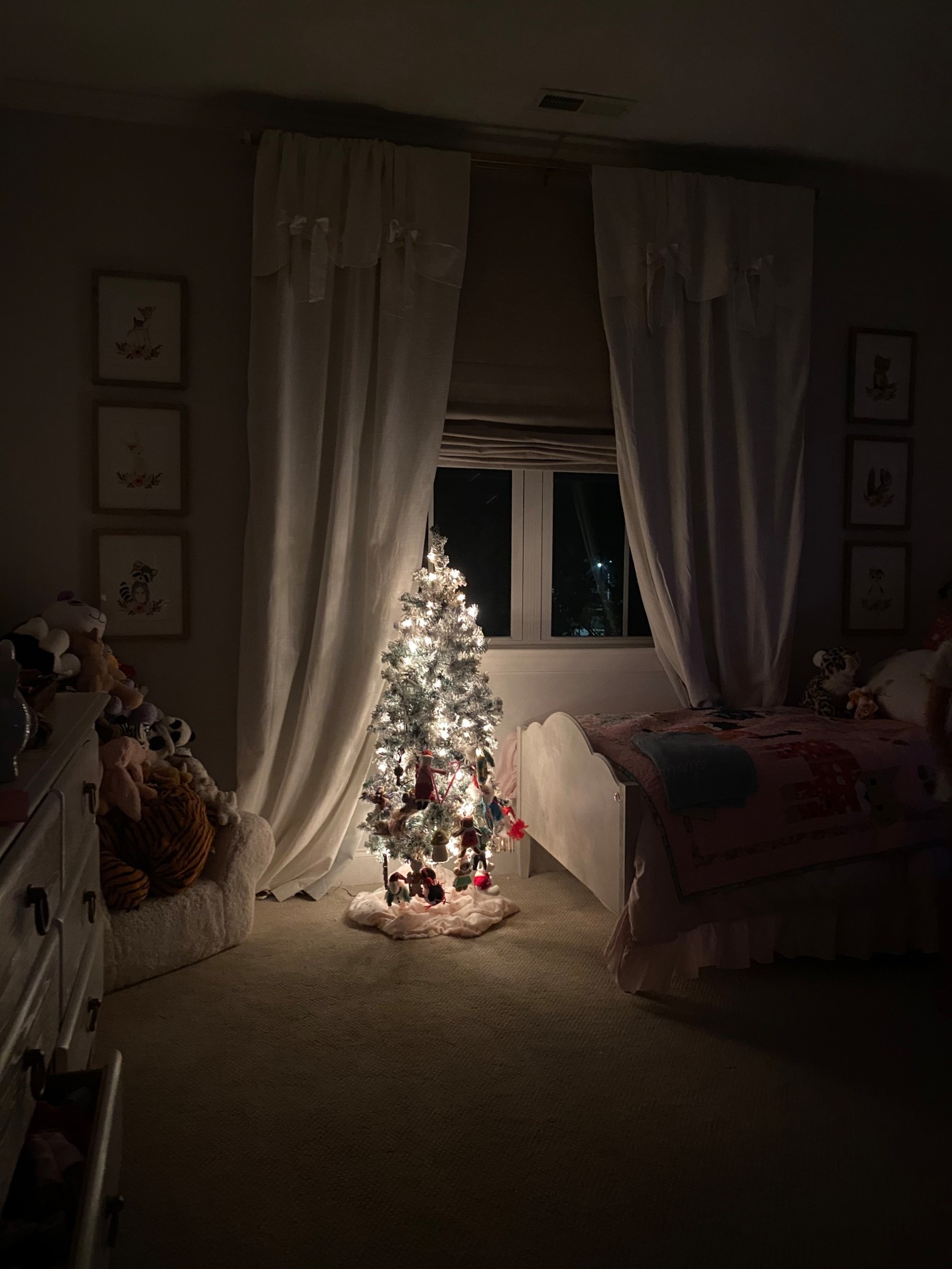 We have a 4.5 ft and a 6 ft version of this tree and they have both been so great for 5 years! 
Currently on sale. Affordable Christmas tree. Flocked tree. Kids tree. Holiday decor. Merry. 

Girls room. Kids decor. 

#LTKKids #LTKHoliday #LTKHome