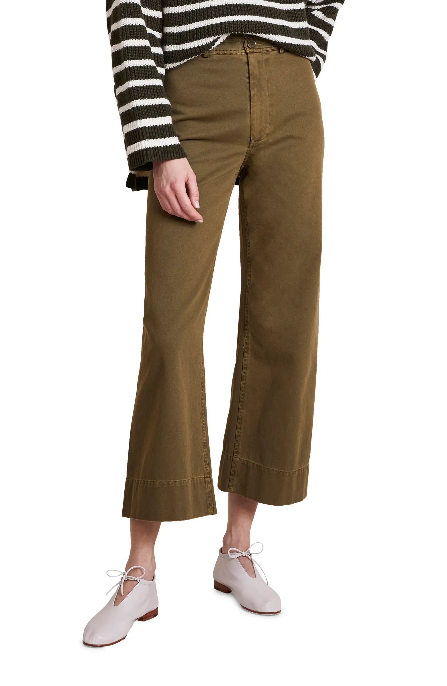 Apiece Apart Merida Wide Leg Crop Pants | Nordstrom | Nordstrom