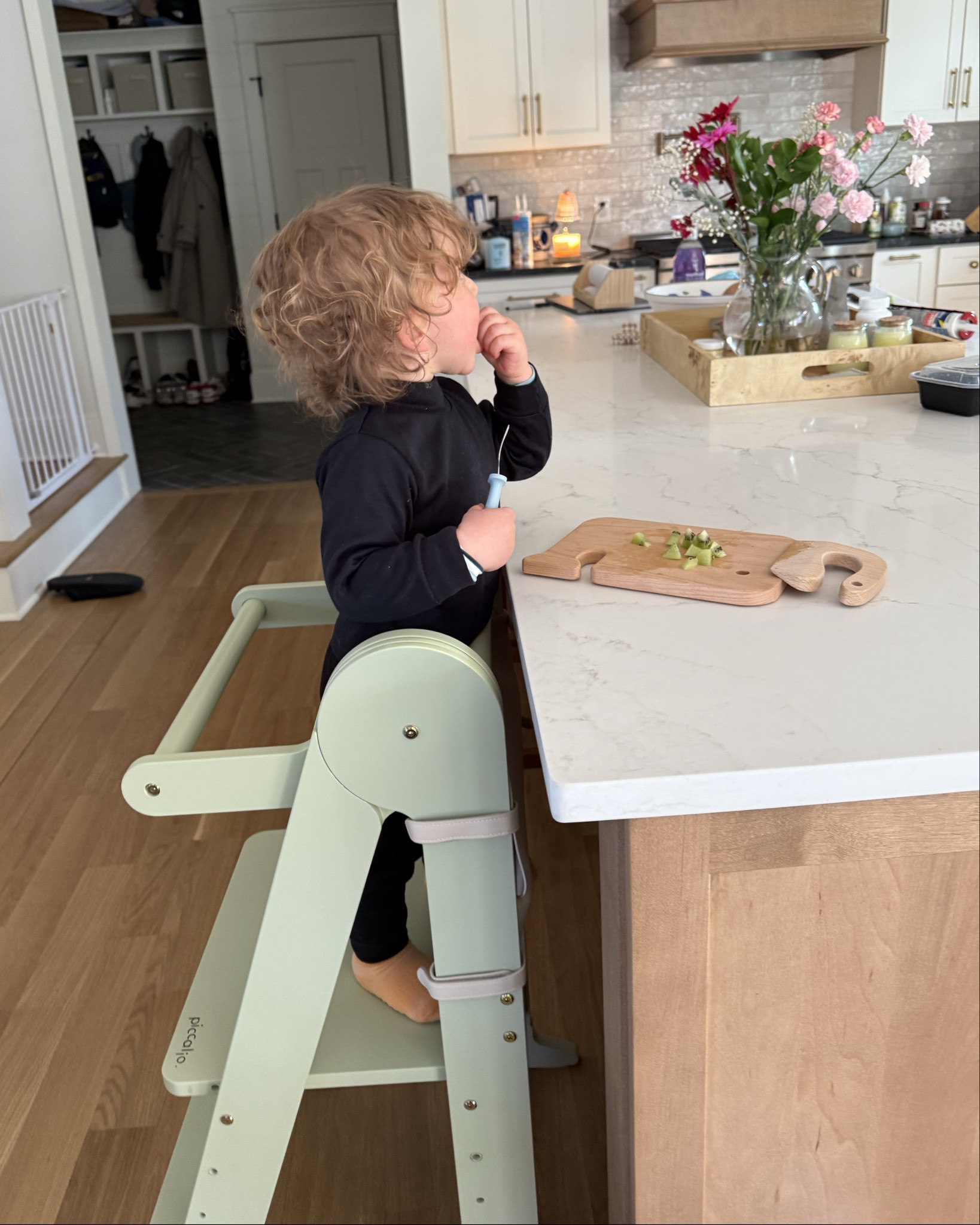 Amazing quality folding helper tower for toddler and kids! Finn learned how to get up and down all by himself the first day, super easy for the little ones. Easy assembly. Clean & safe materials. Linked are the other products I bought from Piccalio that we love!! Lots of care put into these products! 

#LTKFamily #LTKHome #LTKKids
