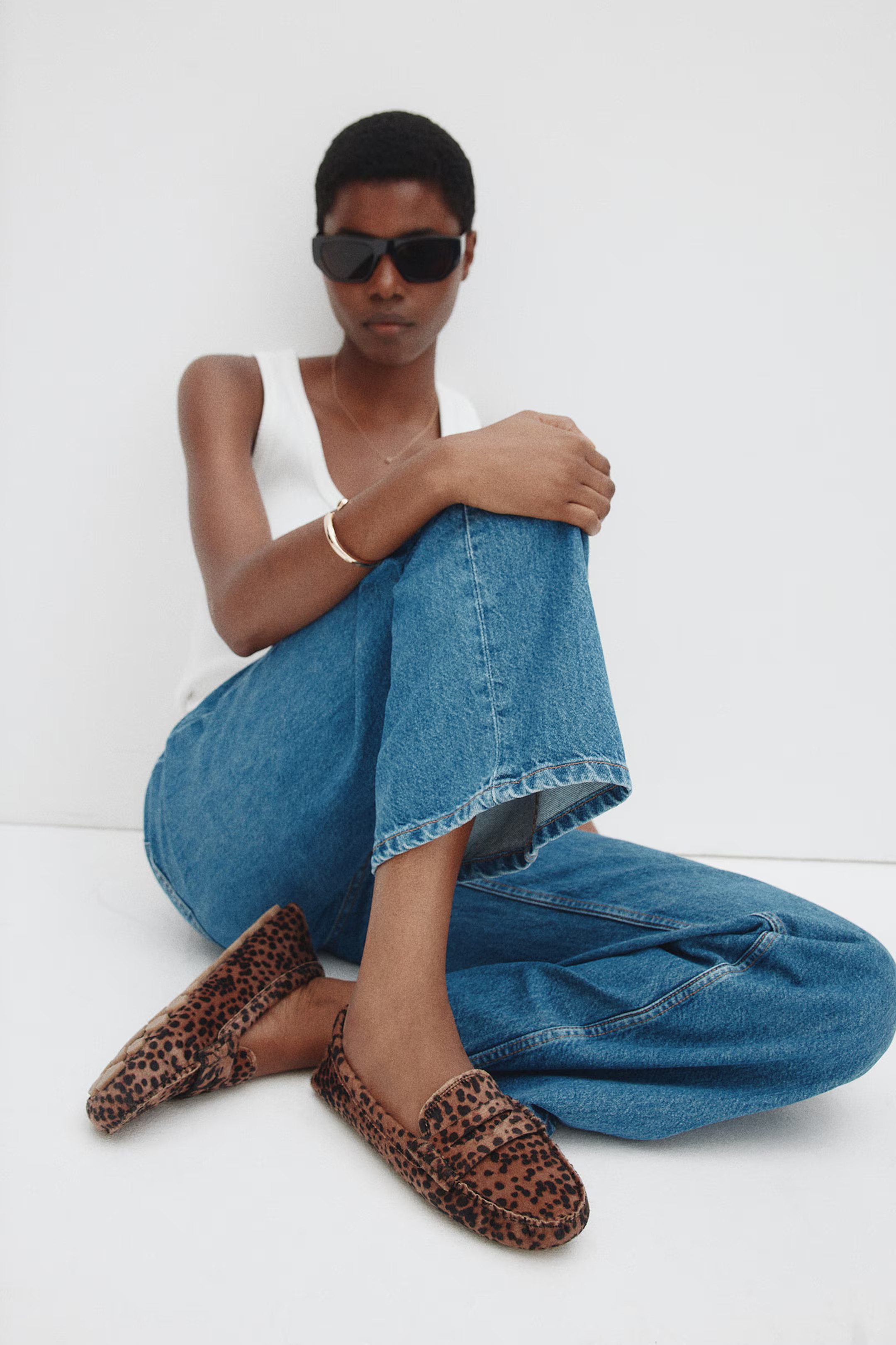 Loafers - Beige/leopard print - Ladies | H&M US | H&M (US + CA)