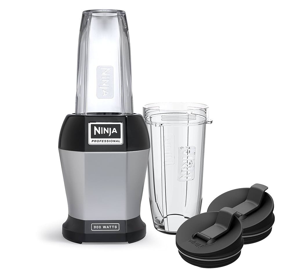 Ninja BL450C, Nutri Pro Personal Blender For Juices, Shakes & Smoothies, 18 and 24 Oz cups, Black... | Amazon (CA)