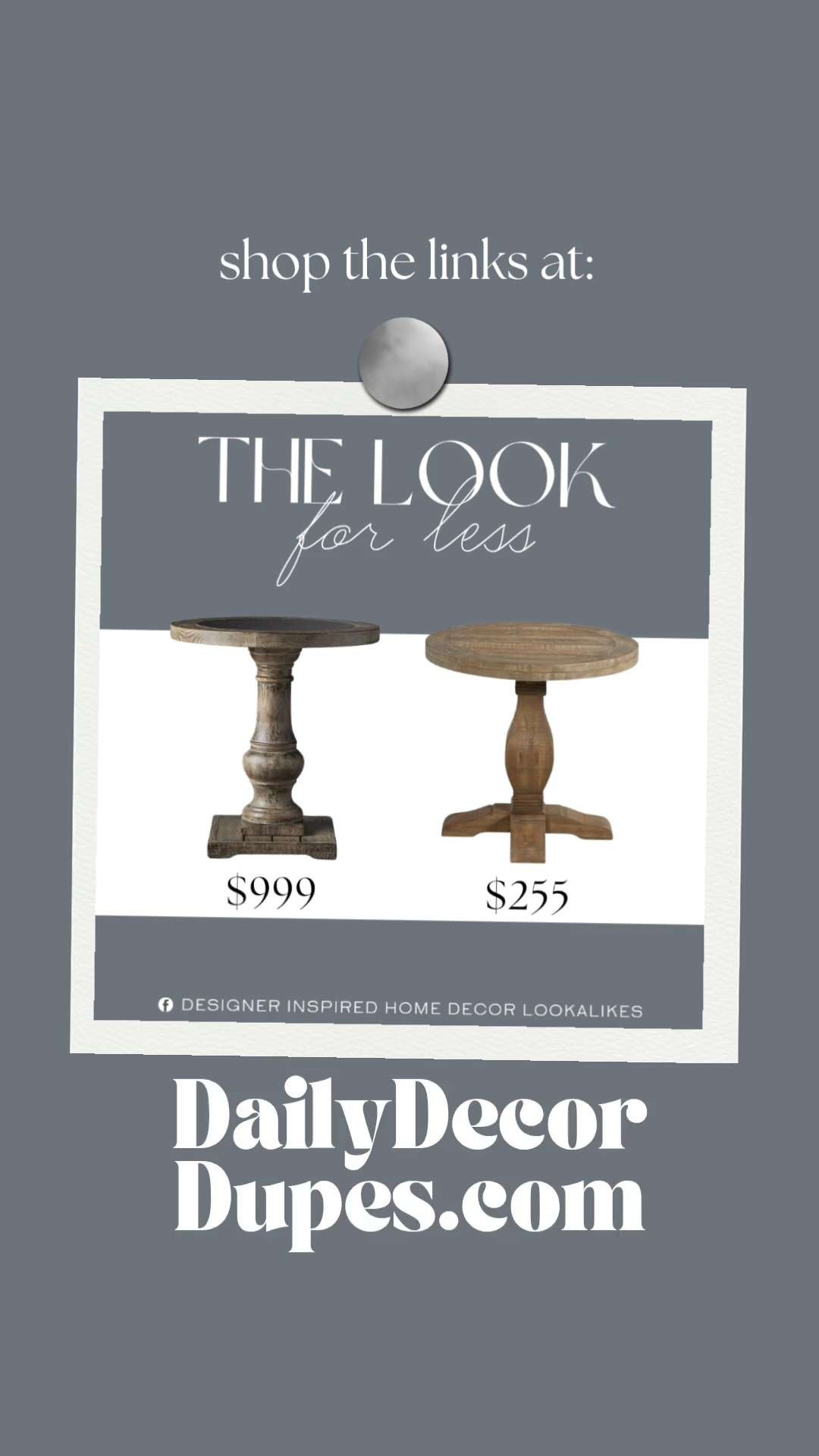 Inspired Arhaus End Table. Reclaimed Wood End Table. Wood Accent Table. Vintage-Inspired End Table. Boho Side Table. Natural Wood Side Table. Industrial Wood End Table. Entryway Side Table. Living Room Accent Table. 

Home more affordable option find copy cat similar look for less budget friendly affordable cheap cheaper beautiful pretty. Clearance sale coupon code discount code promo code luxury lookalike look a like Inspo inspiration inspired by idea ideas Love like these? I share multiple every day in my FB group. 

 #arhausinspired #endtable #woodsidetable #rusticmodern #modernfarmhousedecor #accenttable #livingroomtable #solidwoodfurniture #livingroominspo #furniturefinds #LTKHome #LTKSaleAlert