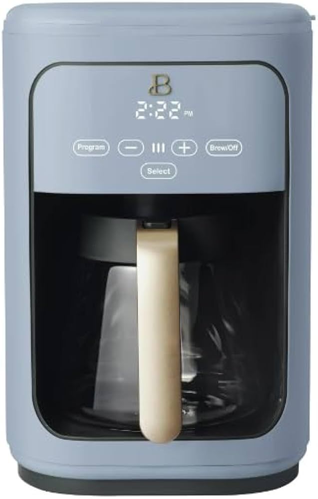 Beautiful 14 Cup Programmable Touchscreen Coffee Maker by Drew Barrymore (Blue) | Amazon (US)