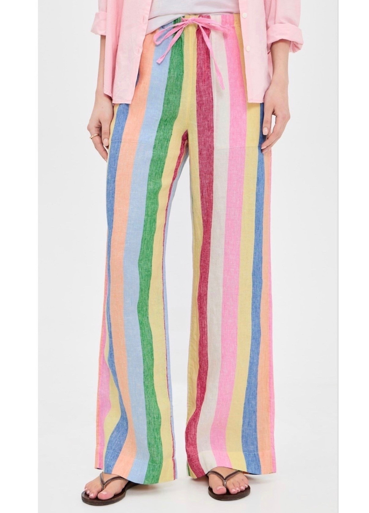 Stripe pants 
Vacation outfit 

#LTKSeasonal