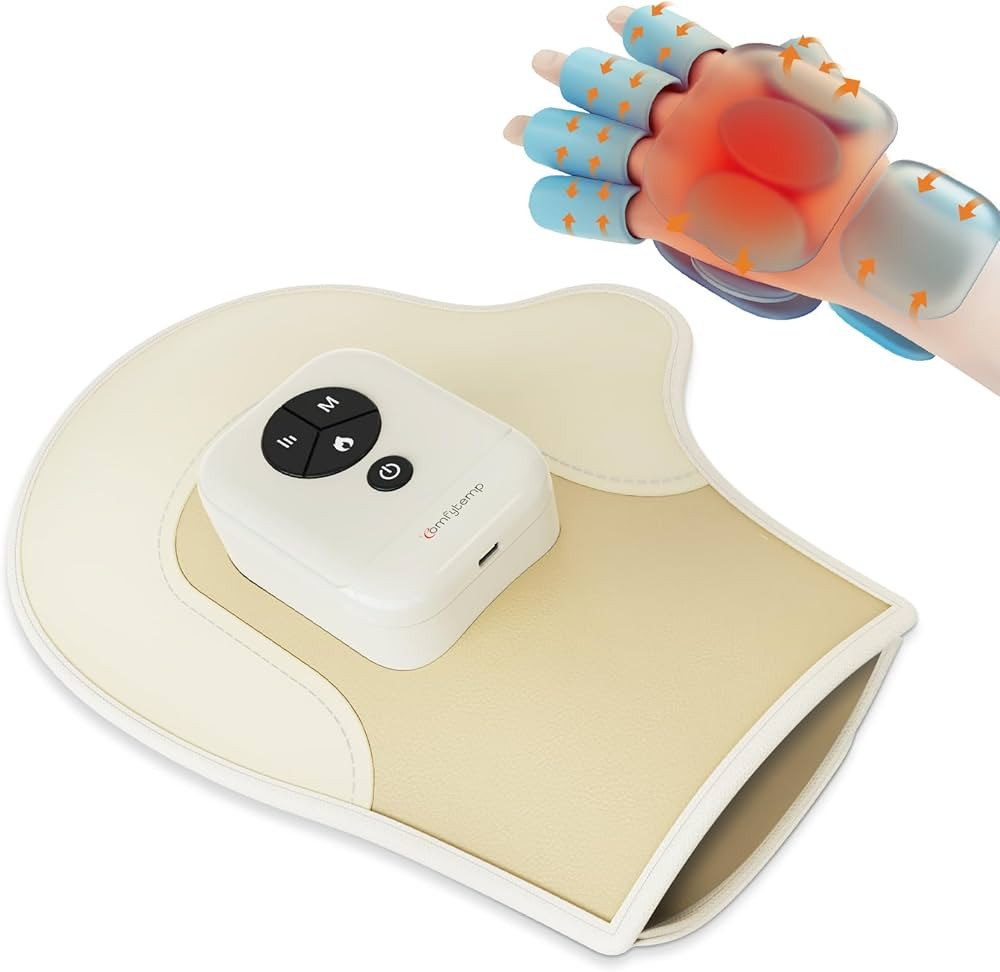 Comfytemp Hand Massager with Heat and Compression, Birthday Gift for Dad Mom Men Women, Portable ... | Amazon (US)