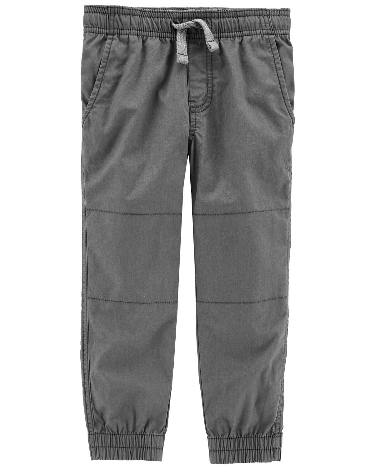 Toddler Elastic Waist Poplin Joggers | Carter's