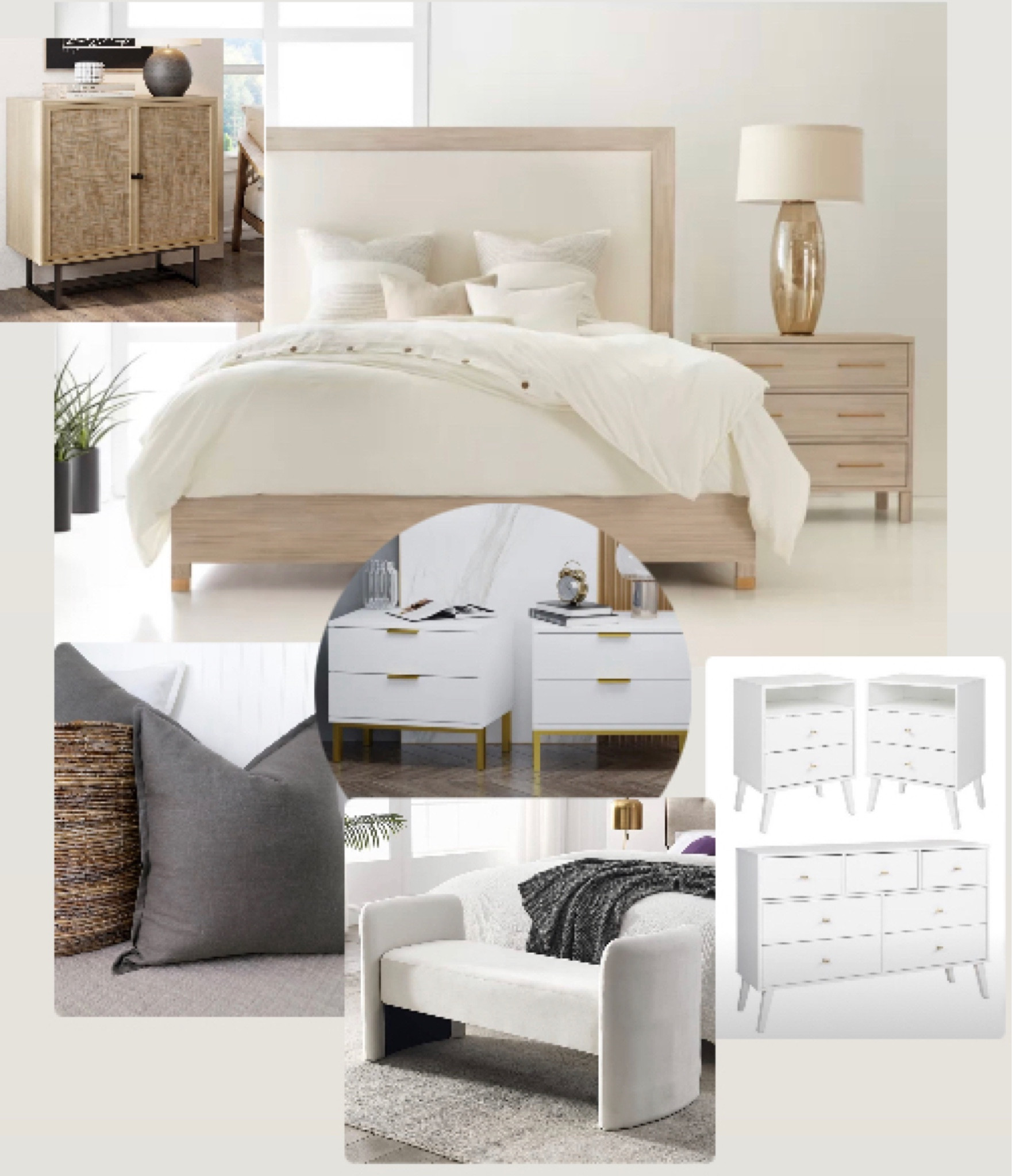 Shop this are beautiful furniture pieces | bed | bed frame | nightstand | bench | pillows | 

#LTKsalealert #LTKhome #LTKFind