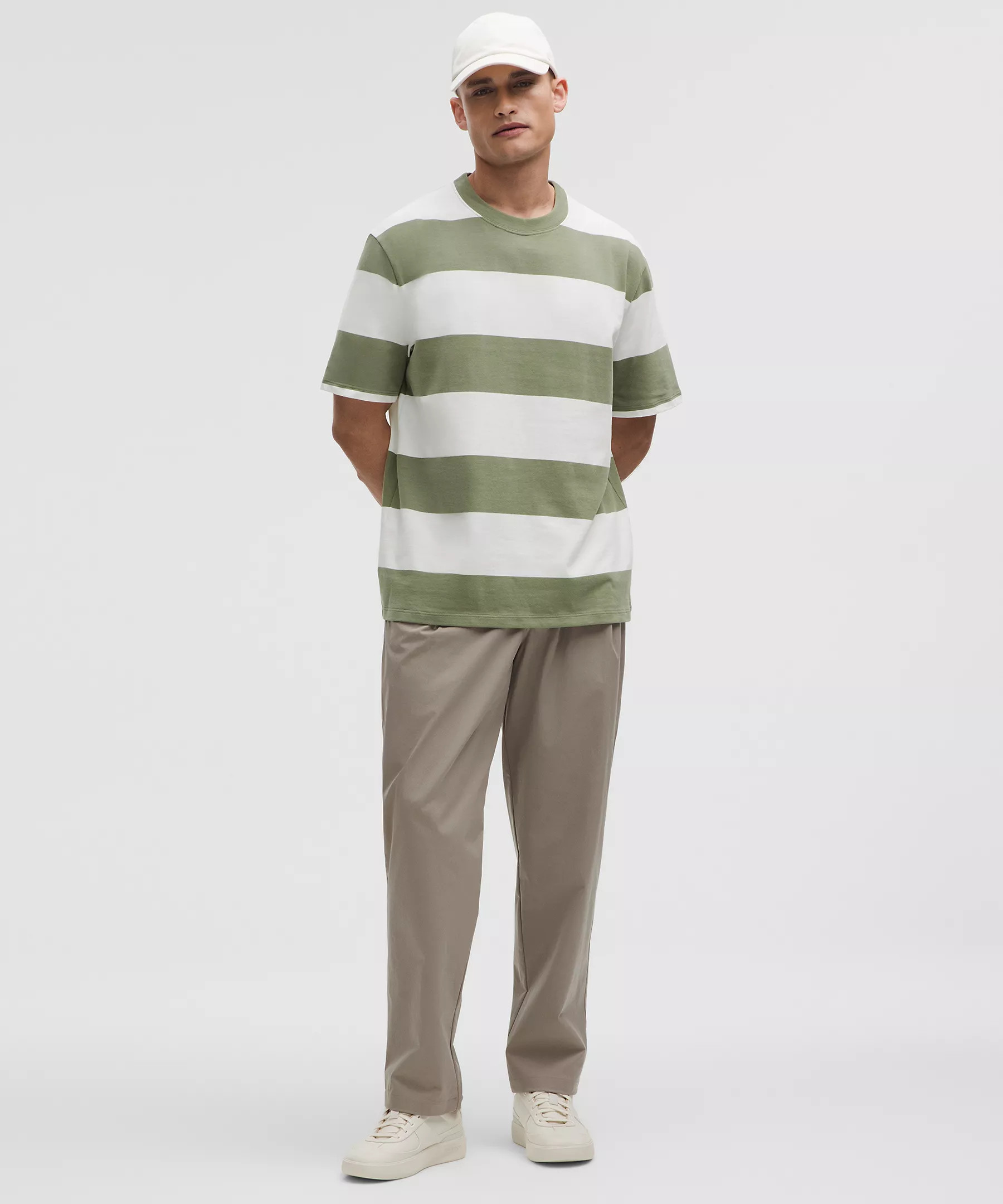 Heavyweight Cotton Jersey T-Shirt *Stripe | Men's Short Sleeve Shirts & Tee's | lululemon | Lululemon (US)