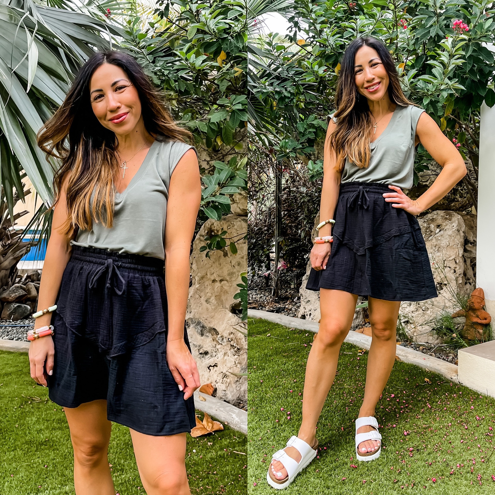 Gibson look cool er: tammy10
Miranda Frye code: Tammy10

Gauze skirt, black skirt, vacation outfit 

Xs in all

#LTKunder100 #LTKunder50 #LTKsalealert