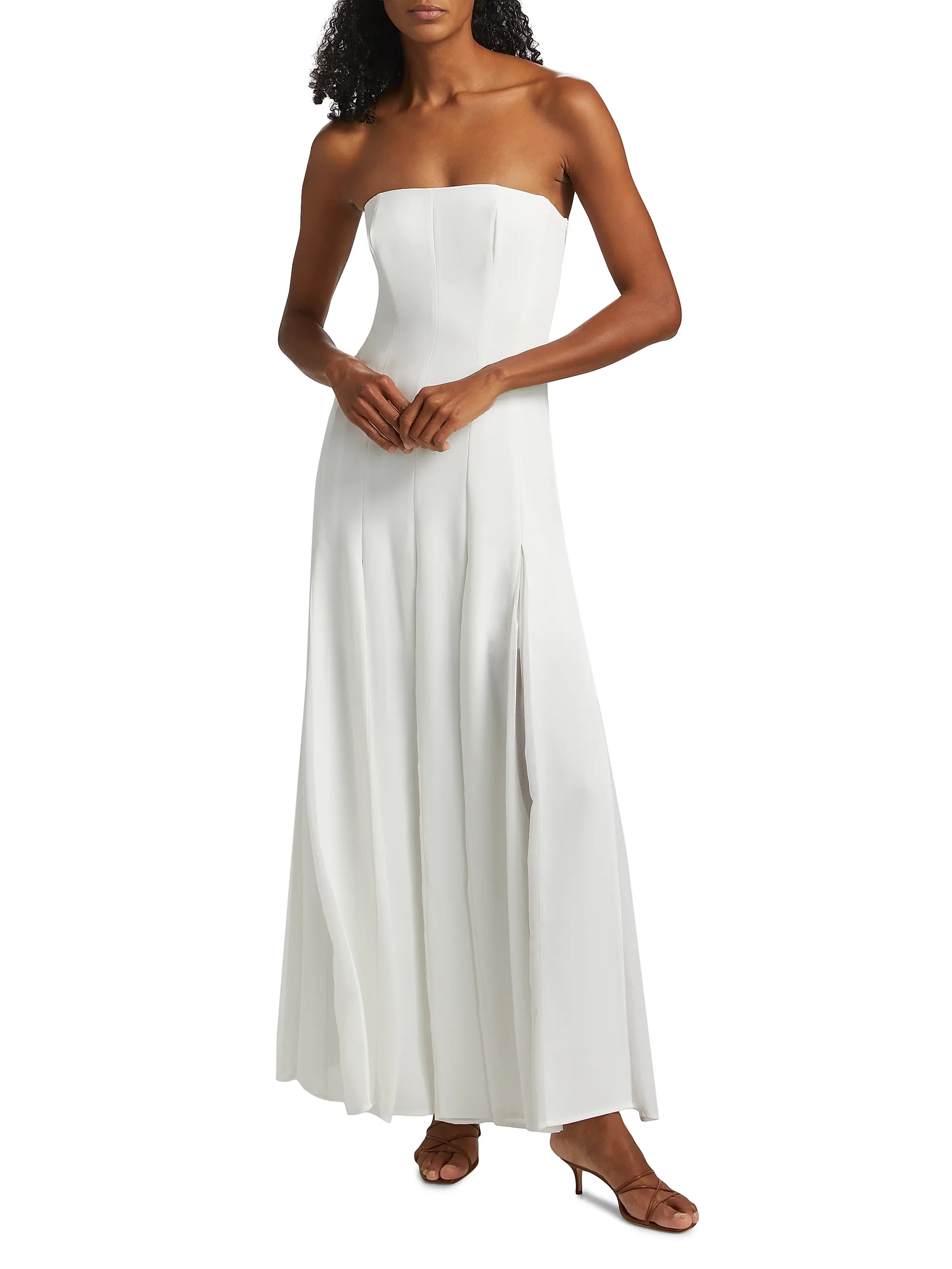Tavia Strapless Godet Maxi Dress | Saks Fifth Avenue