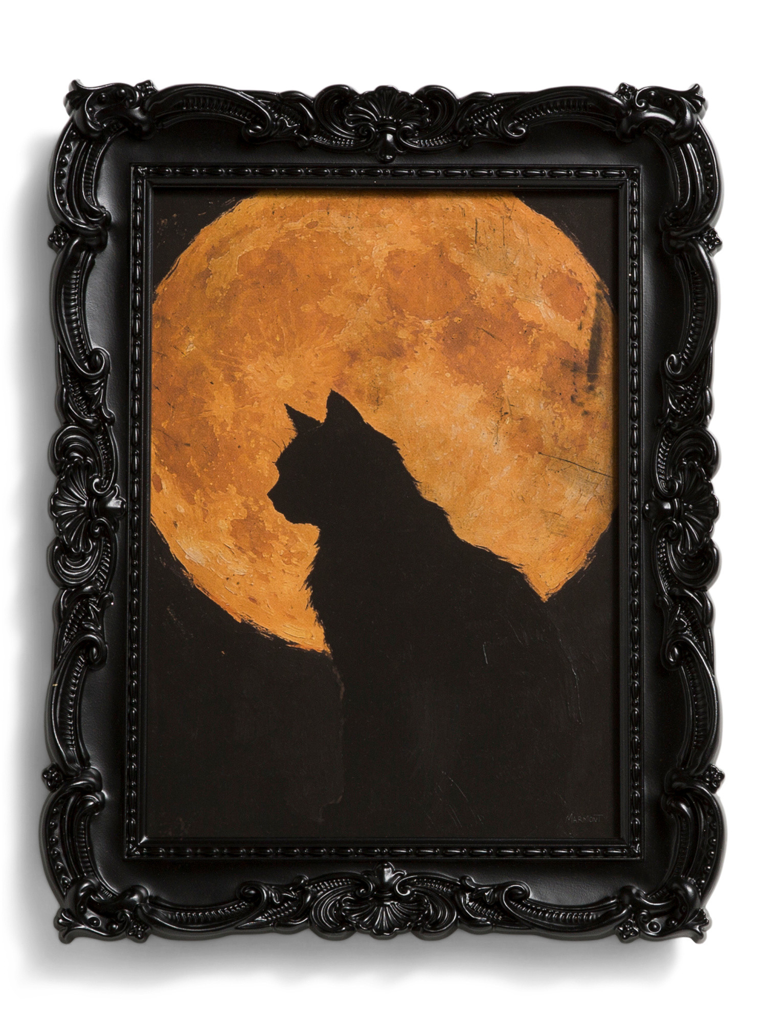 14x11 Moon Cat Wall Art | TJ Maxx