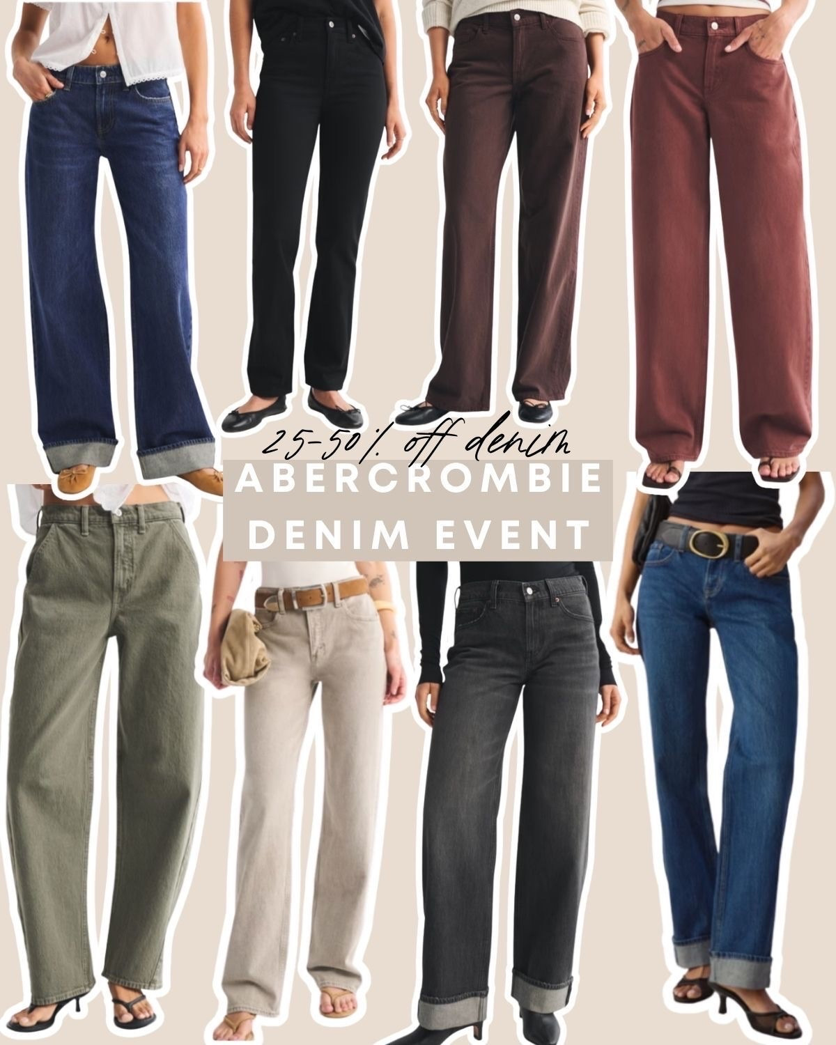 Happening NOW! @abercrombie Denim Sale Event  - the biggest sale of the season 🔥 shop my top picks 👇👇👇 + use code DENIMAF for a stackable code to save even more!!!!

#LTKSaleAlert #LTKootd #LTKWorkwear
