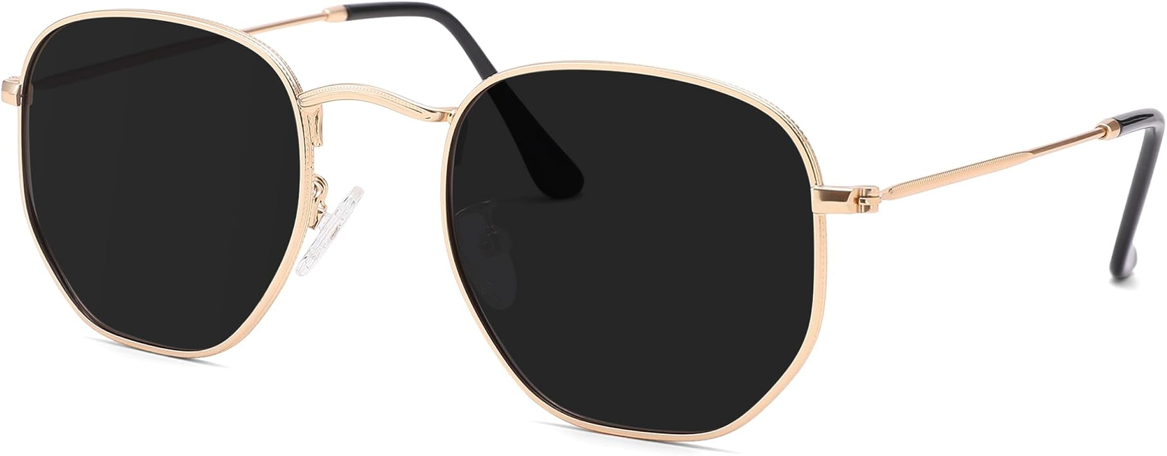 Pro Acme Polarized Hexagon Sunglasses for Women Men Square Metal Frame UV Protection for Driving ... | Amazon (US)