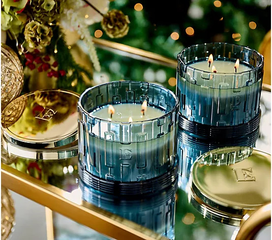 Elton John by Slatkin + Co. S/2 14oz Santal Sunset Candles | QVC