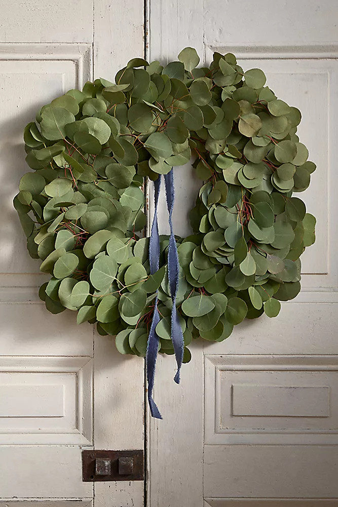 Fresh Silver Dollar Eucalyptus Wreath | Anthropologie (US)