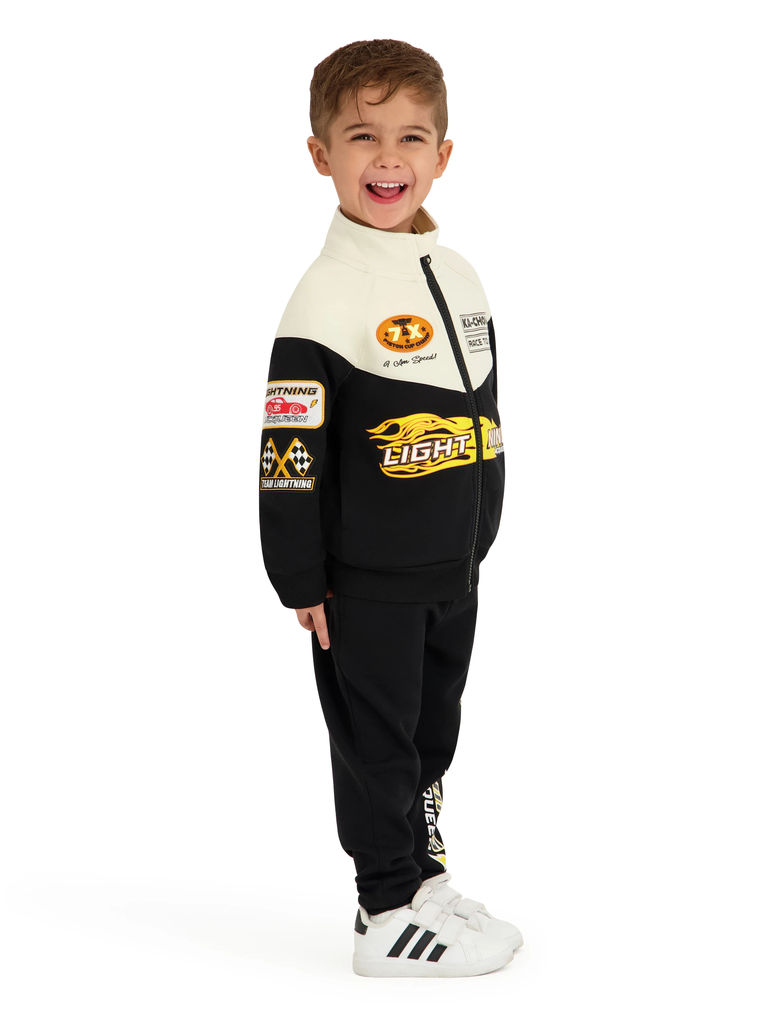 Cars Toddler Boy 2pc Active Jacket and Pant Set, Sizes 12 Months - 5T | Walmart (US)