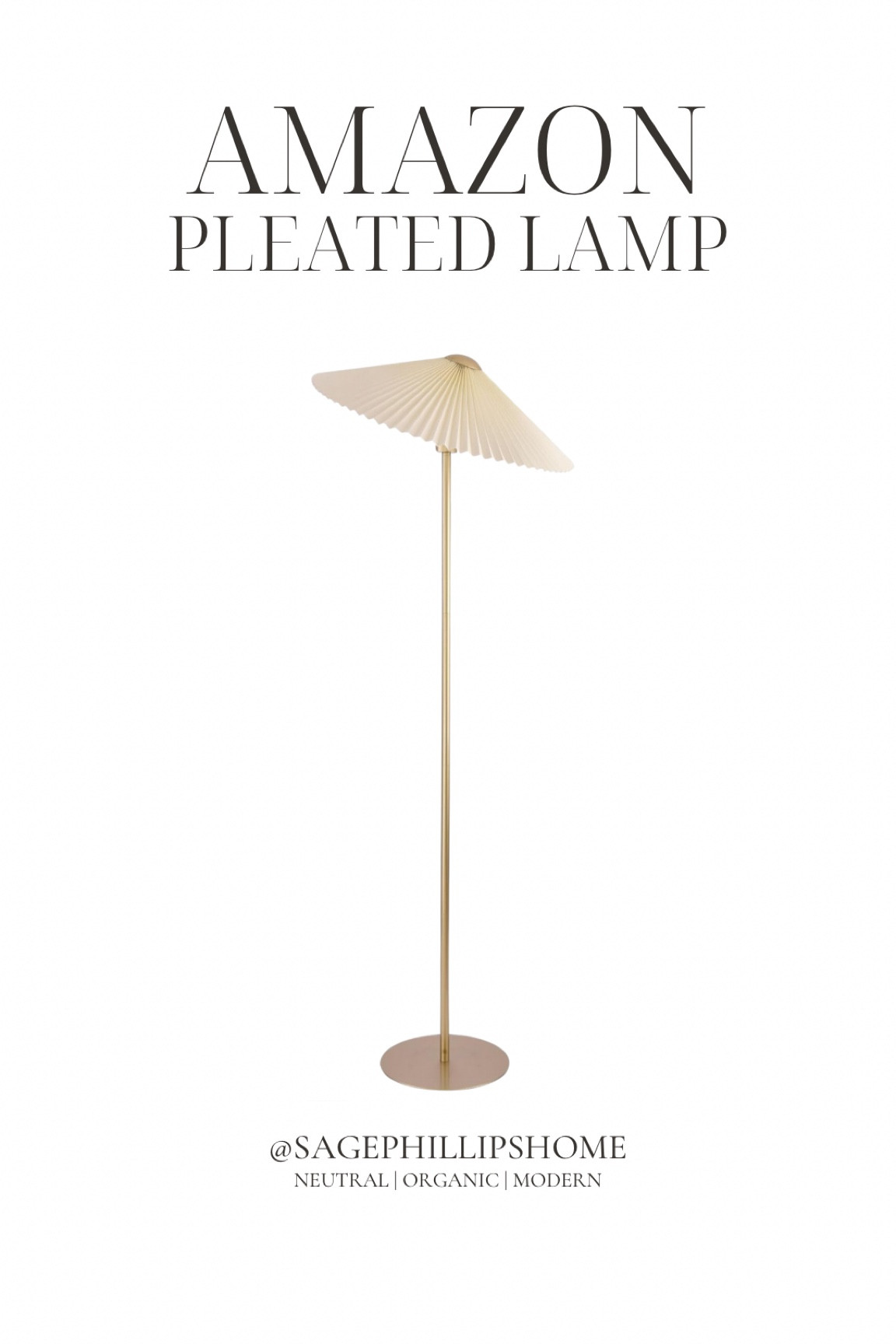 this gorgeous lamp is back in stock AND on sale! you all loved it so much last time that it sold out in just a few hours! 

get the luxury look for less with this adjustable pleated floor lamp from Amazon! 🤩

I love the muted gold base paired with the fluted shade! 

currently $68 CAD with an extra 15% coupon! 🙌🏼🤯



•
•

#homedecor 
#livingroom
#lighting
#livingroomfurniture 
#neutralhome 
#neutraldecor 
#amazonhomefavorites 
#amazonhomedecor 
#amazonhomefinds 
#amazonfinds 
#amazonmusthaves 
#amazonhome
#pleatedlampshades 
#lamp
#homedesign 
#floorlamp 
  