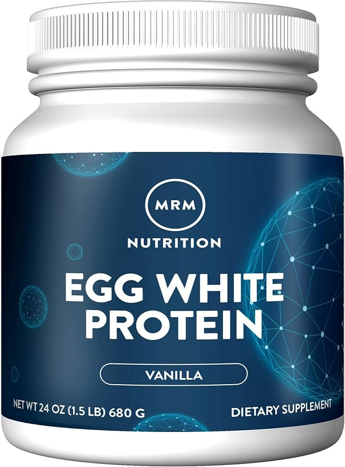 MRM Nutrition Egg White Protein | Vanilla Flavored | 23g Fat-Free Protein | with Digestive enzyme... | Amazon (US)