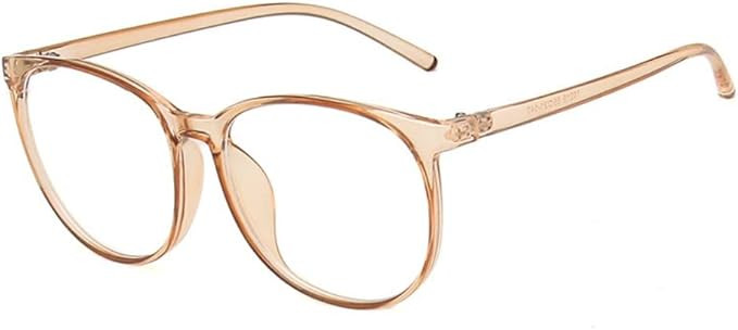 Shiratori New retro Blue Light Blocking Glasses Round Nerd Eyeglasses Frame Anti Blue Ray Compute... | Amazon (US)