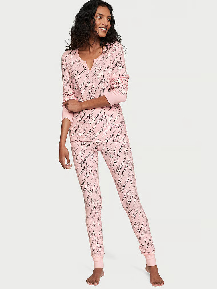 Thermal Long Pajama Set | Victoria's Secret (US / CA )