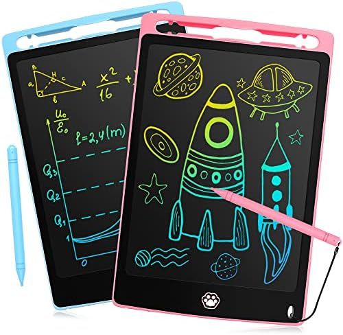 2 Pack LCD Writing Tablet, Electronic Drawing Writing Board, Erasable Drawing Doodle Pad, Toy for Ki | Amazon (US)