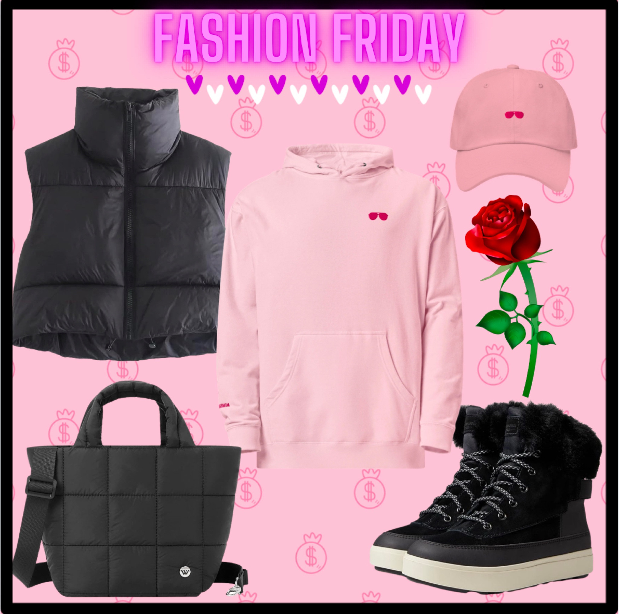 🔥 SD Fashion Friday: Valentine’s Edition ❤️‍🔥

Fellas, set the tone for Valentine’s Day with that Swaggerdad Classic fit—Red Hoodie, Snapback, Vest, and Black Timbs. And to keep it extra smooth? The Turbion Carrera Rosa Gold Watch for that finishing flex. 🏆

Ladies, we got you too! The all-new SwaggerMom Pink Hoodie paired with the matching Mom Hat, Vest, Ugg Boots, and a stylish handbag—because moms bring the love AND the drip. 💕✨

Want the full look? Hit up our LTK page and get right. 💯 #Swaggerdad #SwaggerMom #FashionFriday #ValentinesEdition