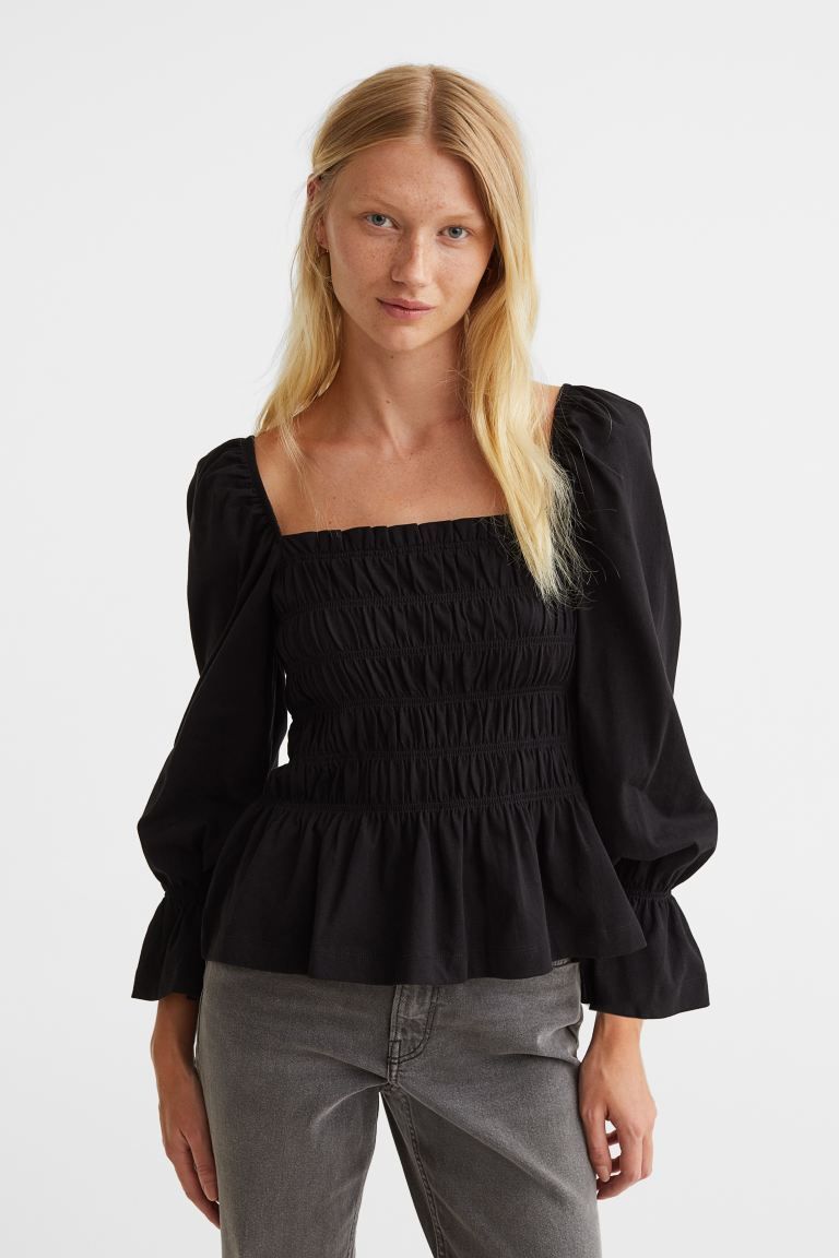 Smocked Top | H&M (US)