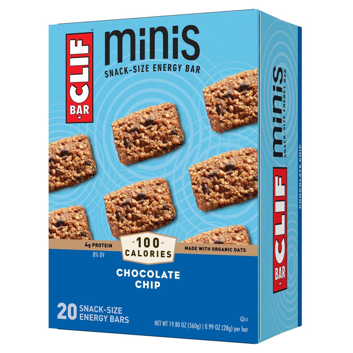 CLIF Bar Chocolate Chip Energy Bar Minis - 20ct | Target