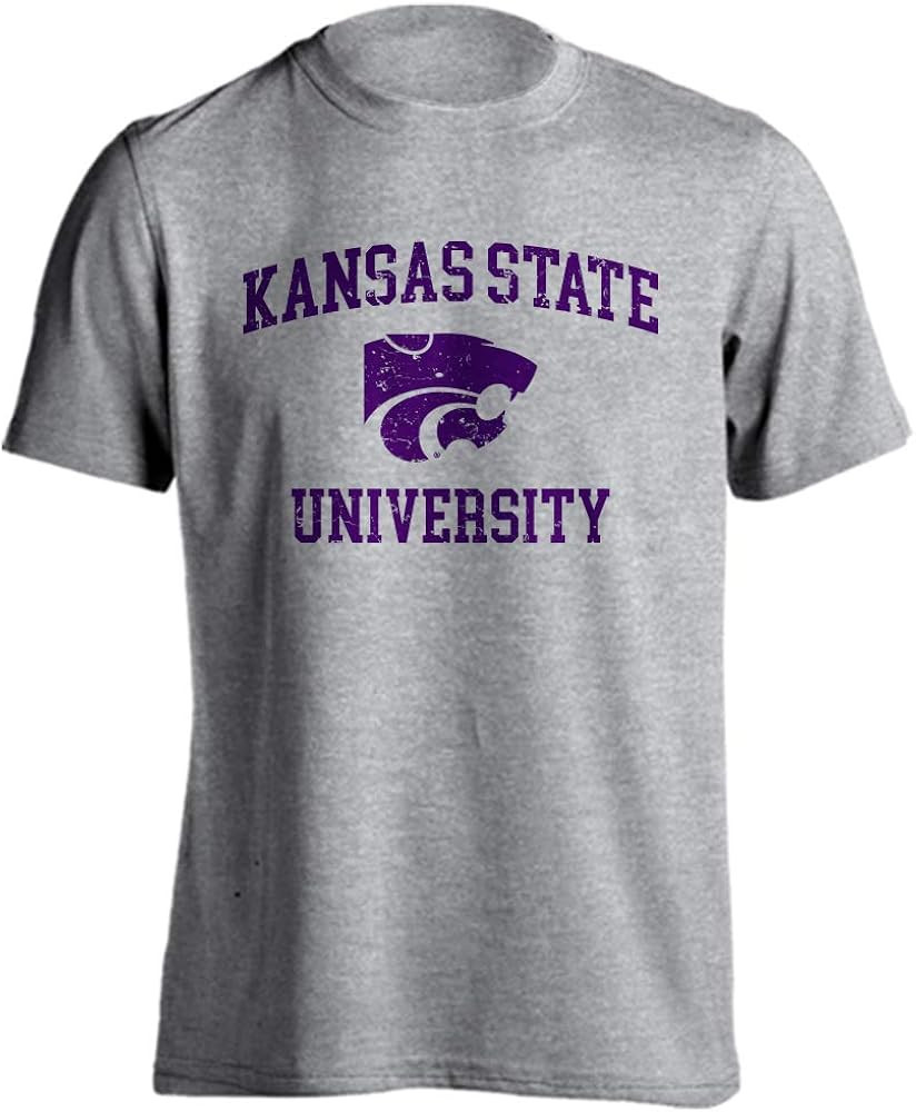 Kansas State Wildcats Distressed Retro Vintage T-Shirt | Amazon (US)