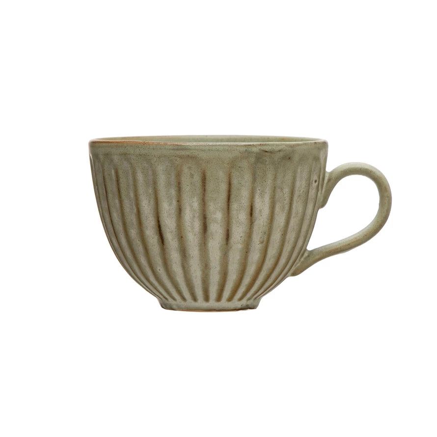 Fluted Stoneware Mug | APIARY by The Busy Bee