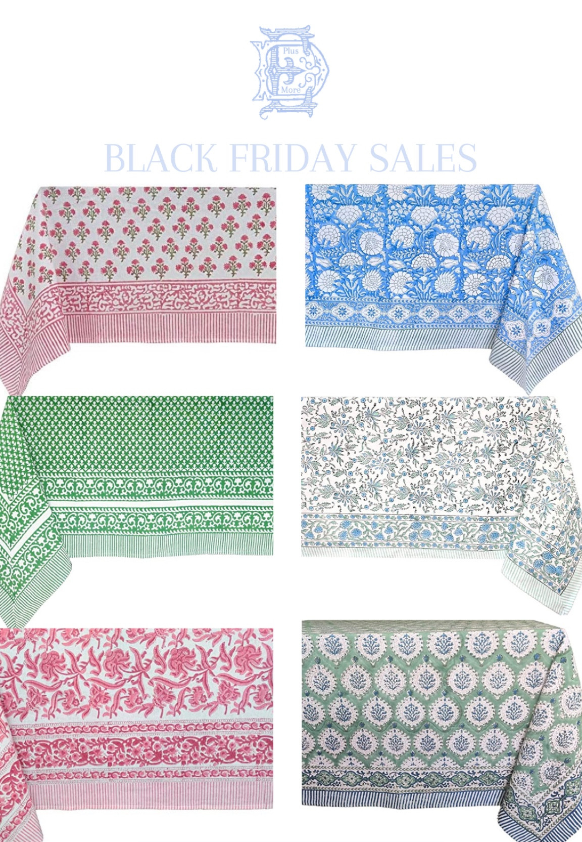 Block print tablecloths on sale!!! Black Friday sale!

#LTKCyberweek #LTKHoliday #LTKGiftGuide