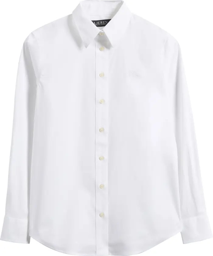 Easy Care Stretch Cotton Shirt | Nordstrom