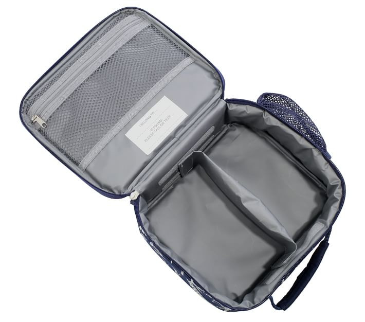 Mackenzie Navy Dino Bones Glow-in-the-Dark Lunch Boxes | Pottery Barn Kids