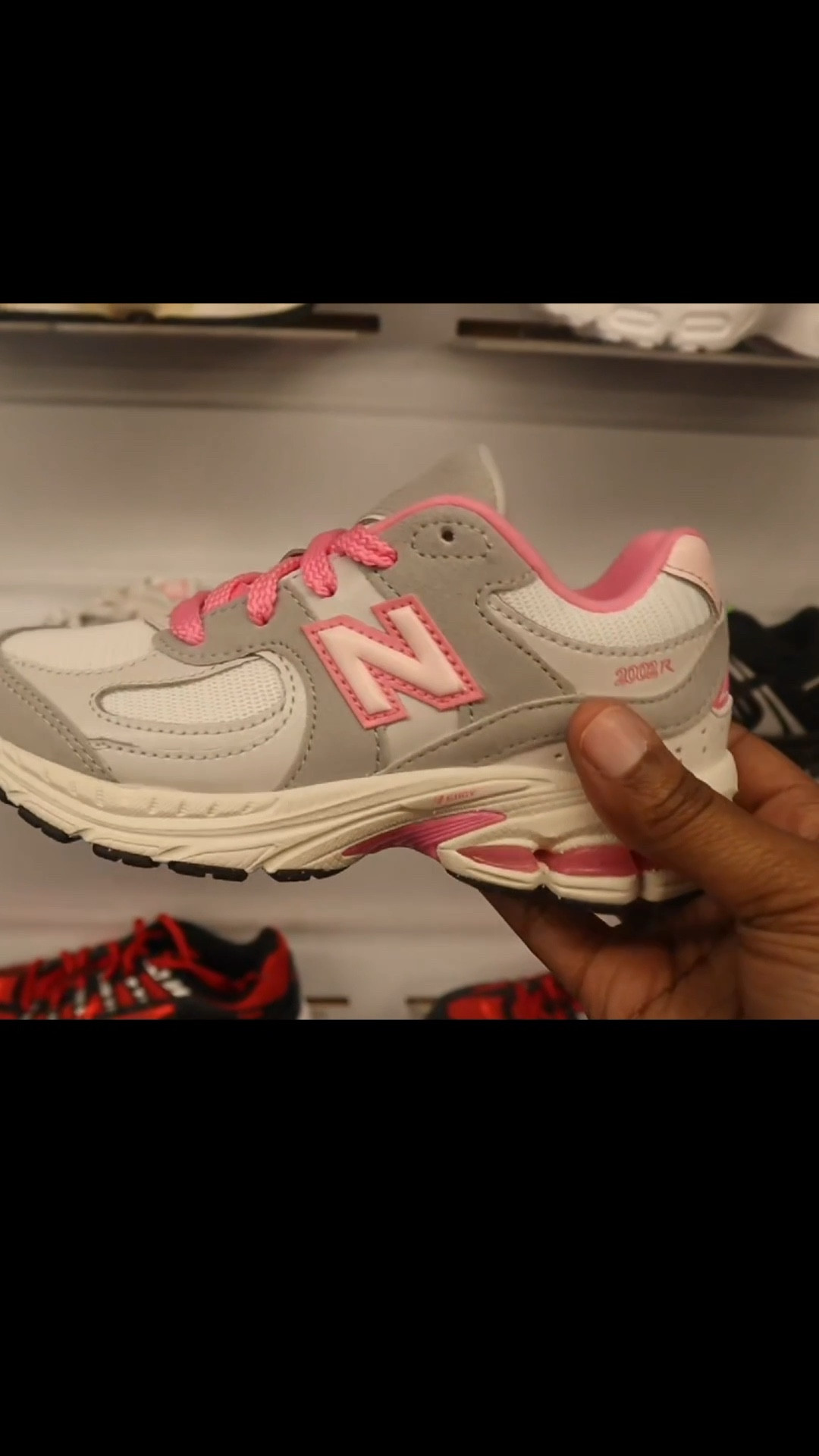 Pink and grey new balance 

#LTKFamily #LTKShoeCrush #LTKKids