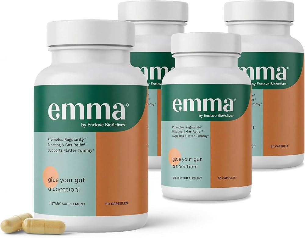 Emma Gut Health Relief Supplement, Doctor Endorsed Formula for Women & Men, Leaky Gut & Digestive... | Amazon (US)