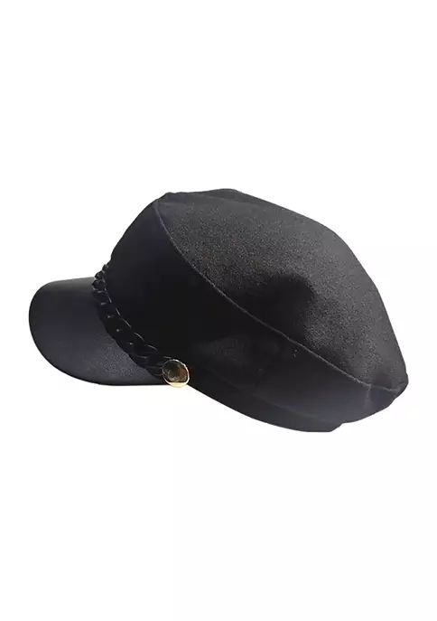 Tonal Chain Cabbie Hat | Belk