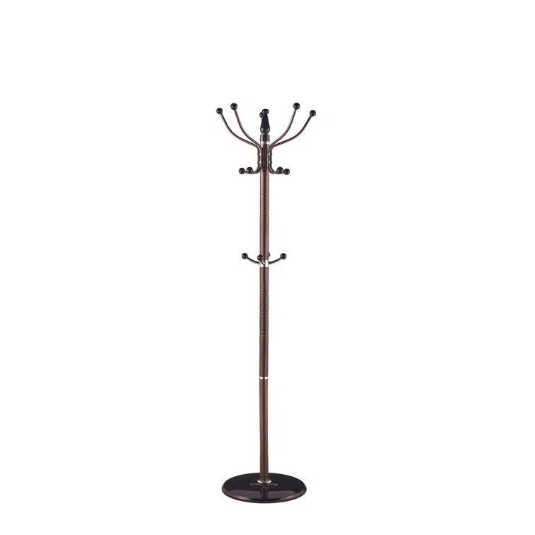 Halladay 16.5'' Wide Freestanding Coat Rack in Brown | Wayfair North America